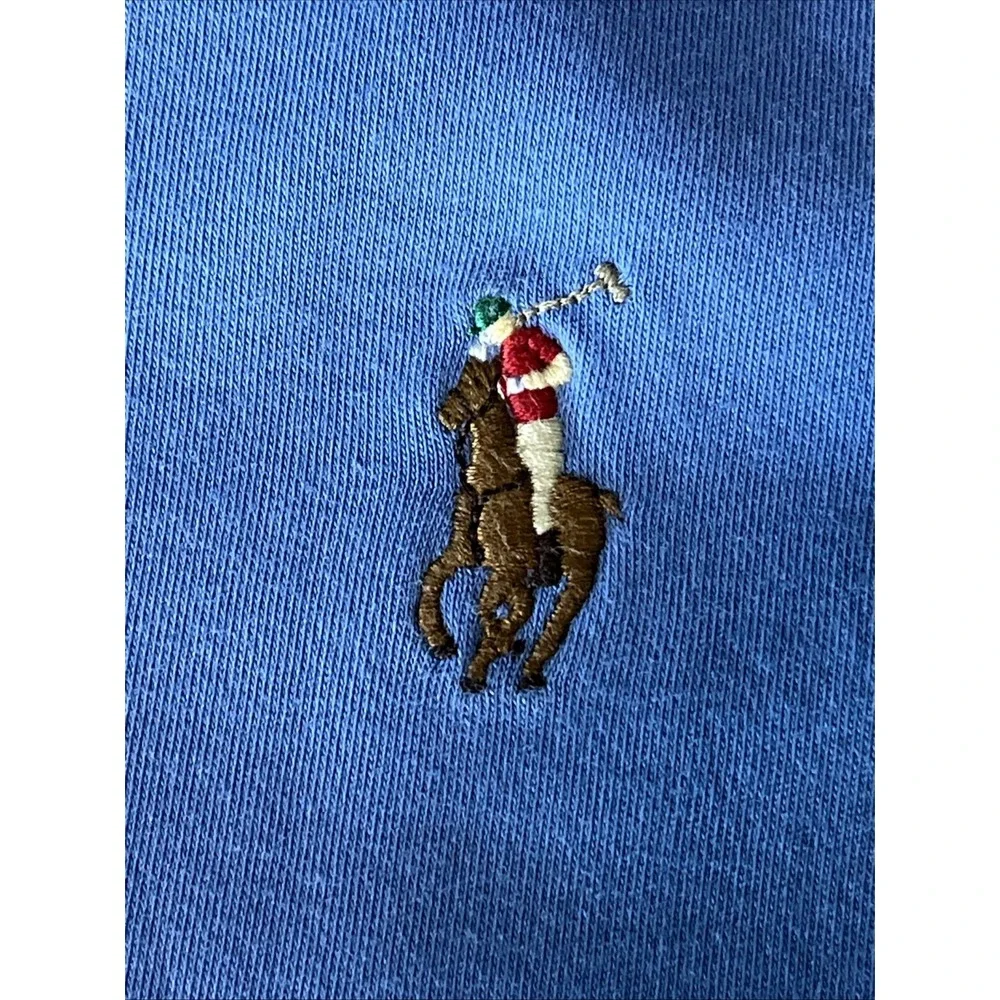 Polo Ralph Lauren Short Sleeve Polo Shirt Mens XL Classic Fit Blue Cotton